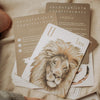 Animal Alphabet Flash Cards - Light Lion