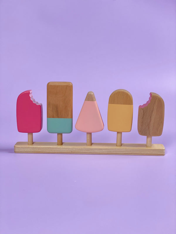 Goru v Dom Wooden Coloured Popsicles