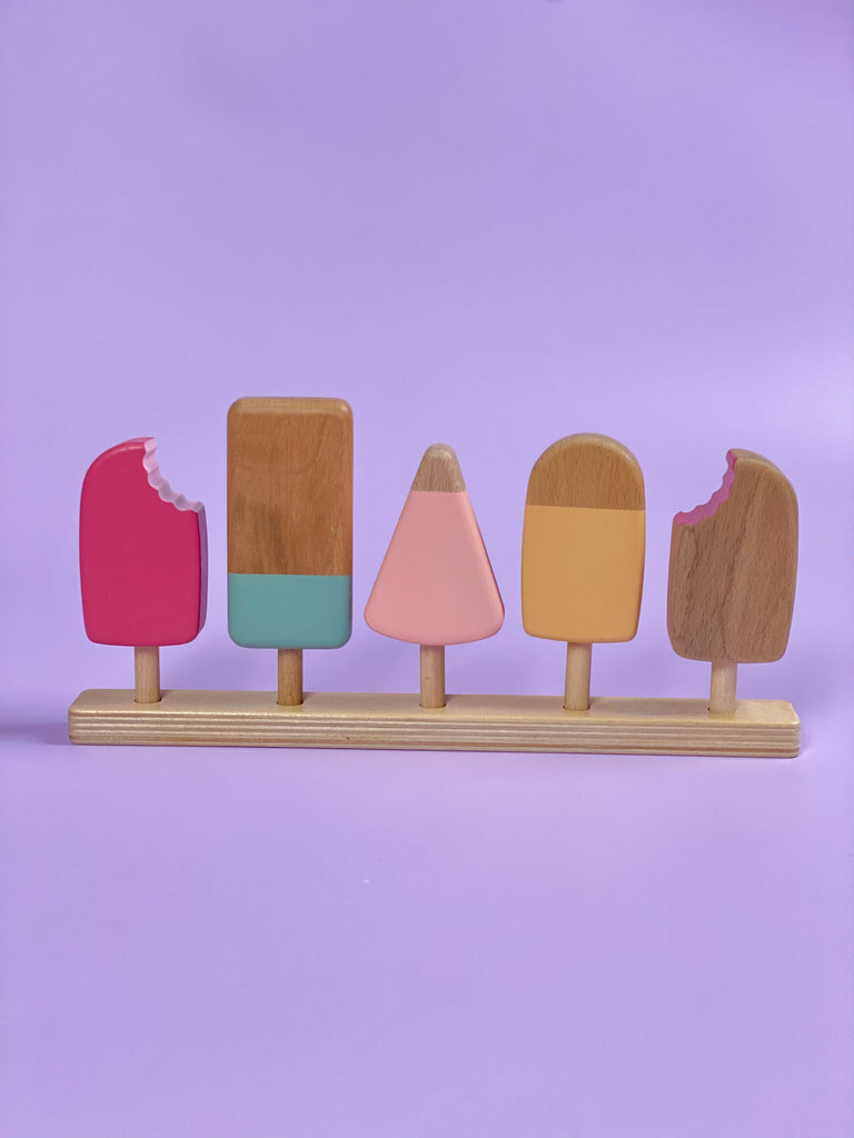 Goru v Dom Wooden Coloured Popsicles